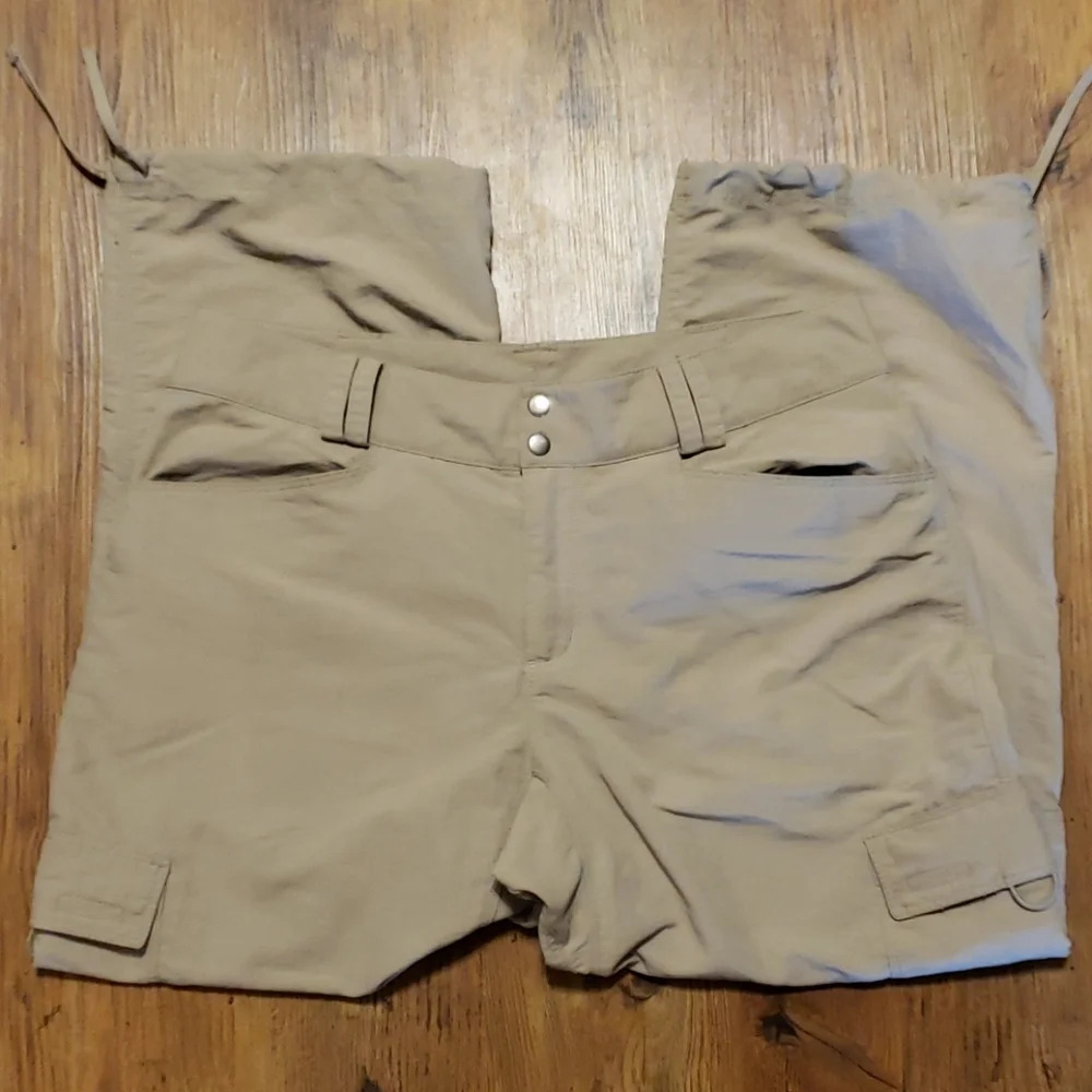 The north face hiking capris cinch calf tan light
